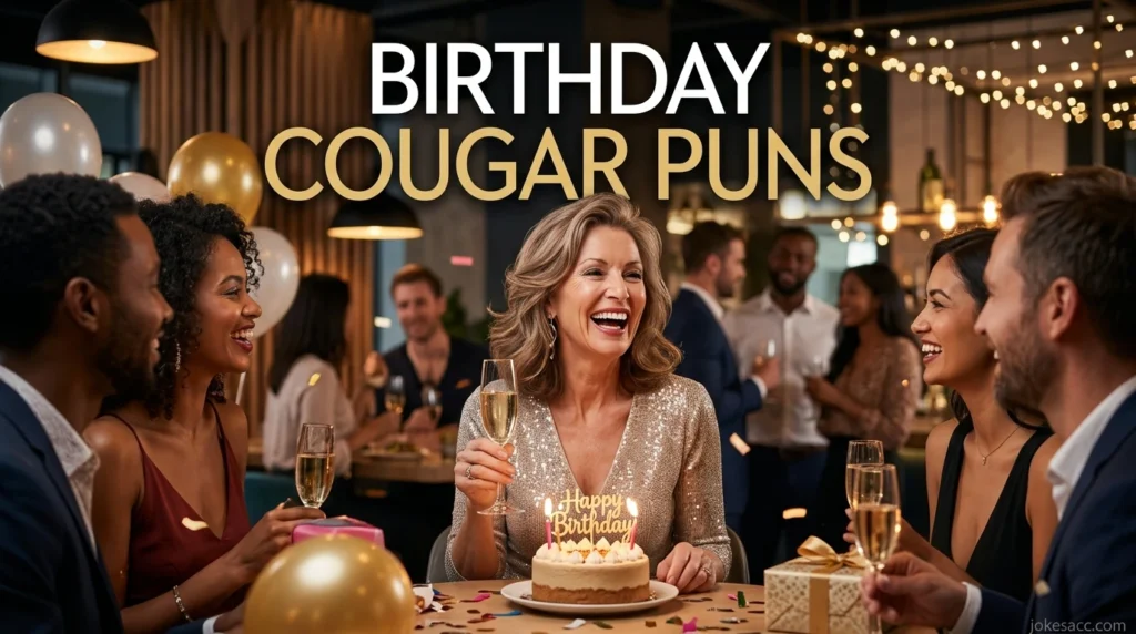 Birthday Cougar Puns