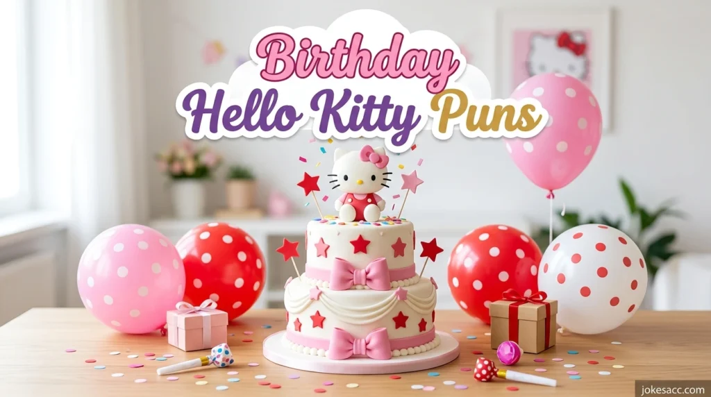 Birthday Hello Kitty Puns 