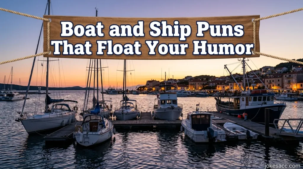 Boat and Ship Puns That Float Your Humor