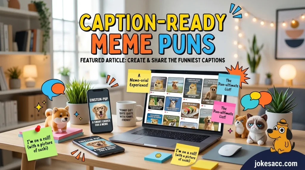 Caption-Ready Meme Puns