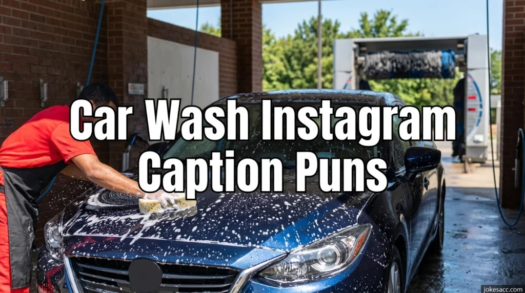 Car Wash Instagram Caption Puns