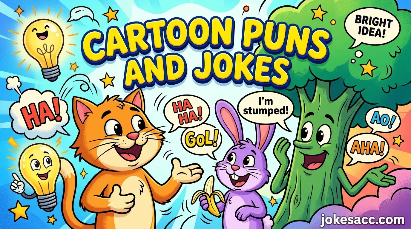 Cartoon Puns and Jokes