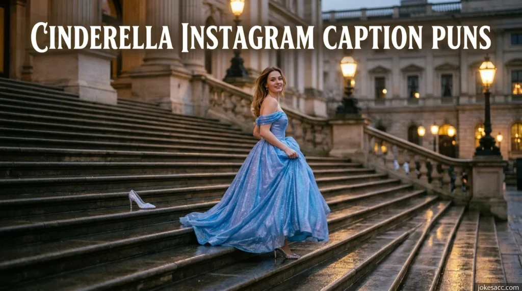 Cinderella Instagram Caption Puns