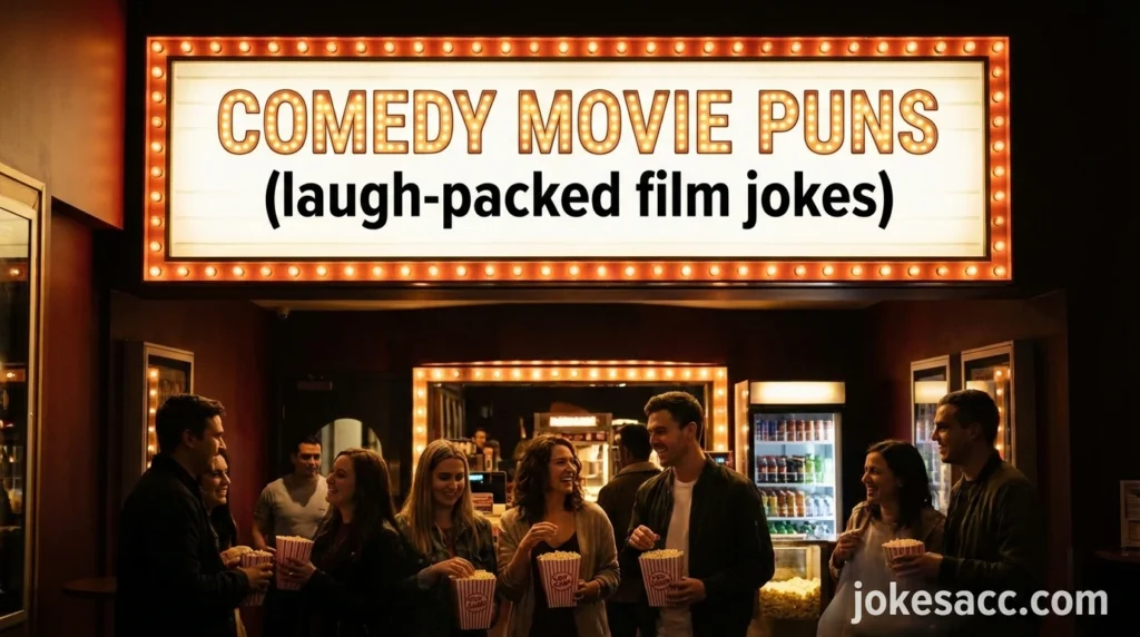 Comedy Movie Puns (laugh-packed film jokes)