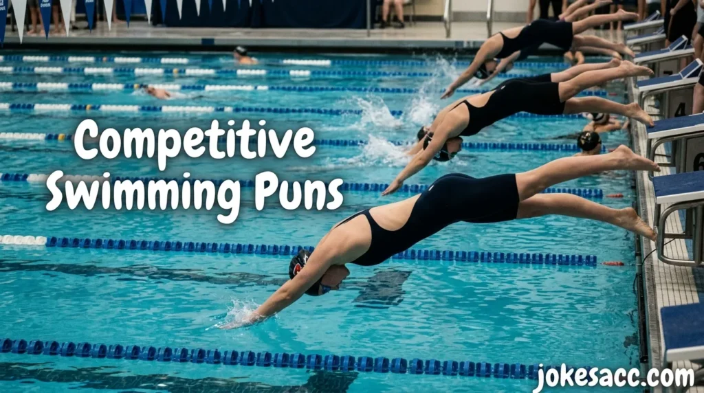 Competitive Swimming Puns