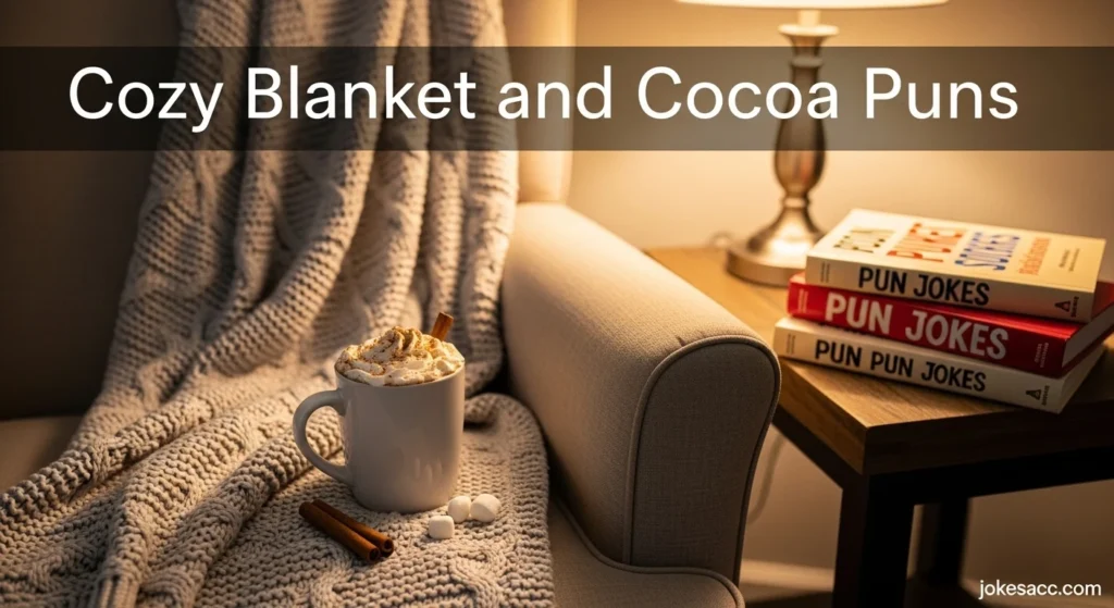 Cozy Blanket and Cocoa Puns