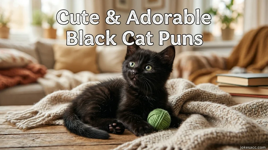 Cute & Adorable Black Cat Puns
