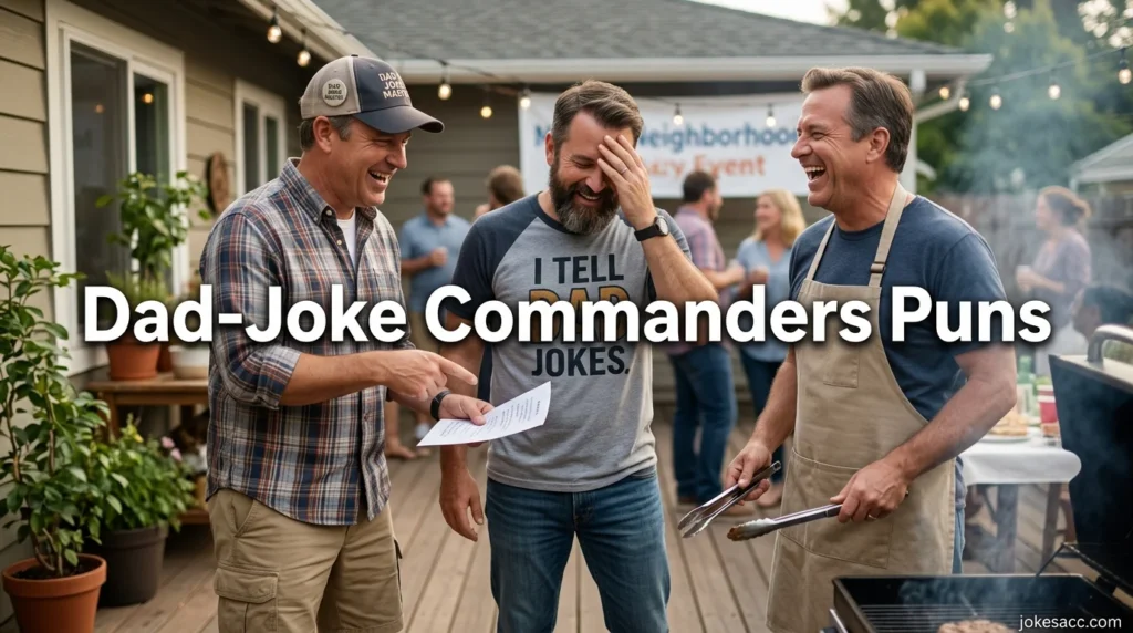 Dad-Joke Commanders Puns