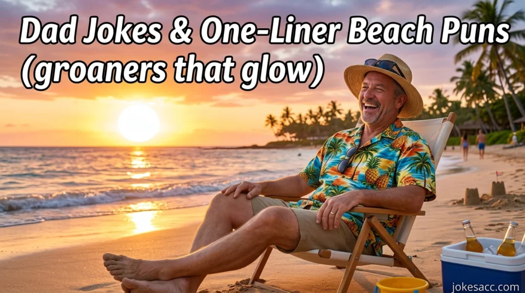 Dad Jokes & One-Liner Beach Puns (groaners that glow)