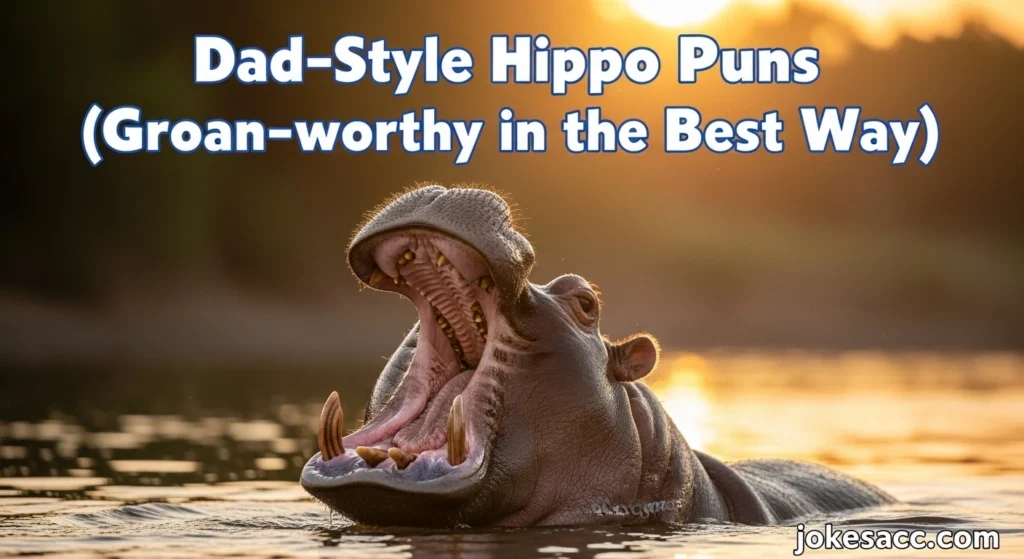 Dad-Style Hippo Puns (Groan-worthy in the Best Way)