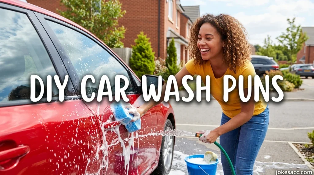 DIY Car Wash Puns