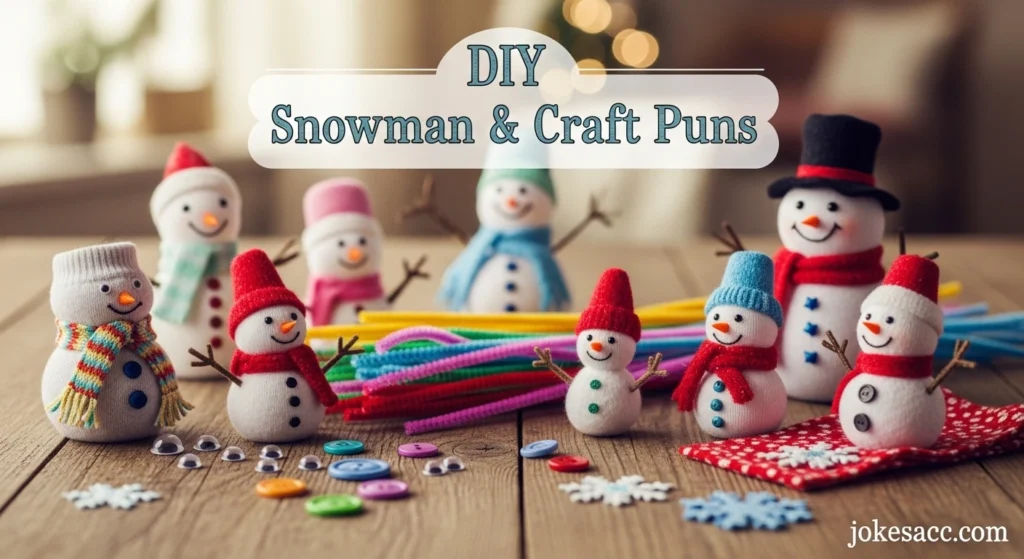 DIY Snowman & Craft Puns