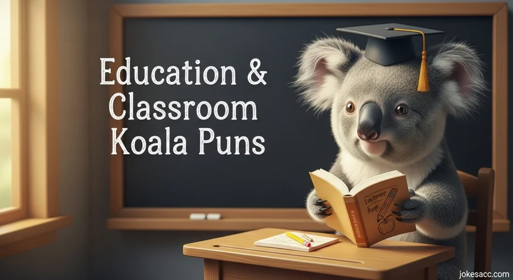 Education & Classroom Koala Puns