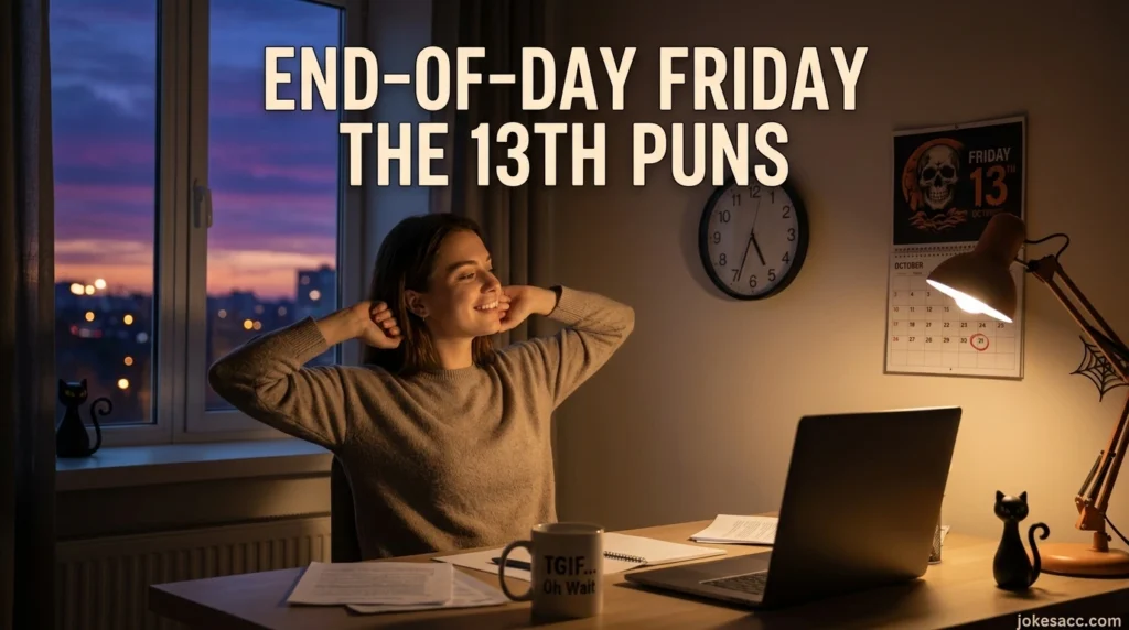 End-of-Day Friday the 13th Puns