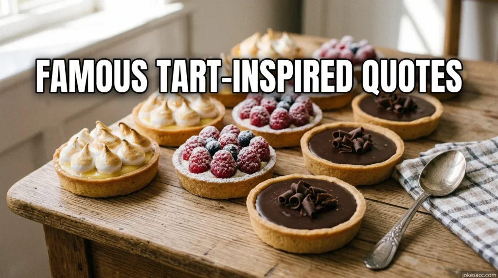 Famous Tart-Inspired Quotes 