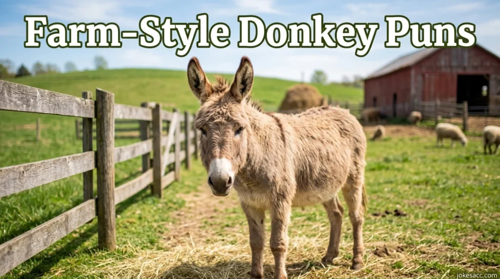 Farm-Style Donkey Puns
