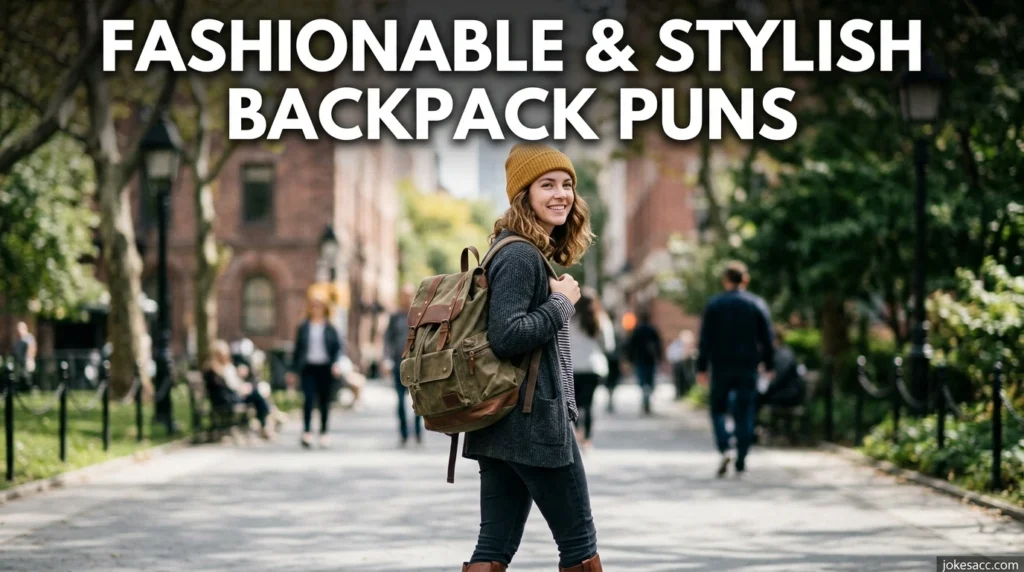 Fashionable & Stylish Backpack Puns