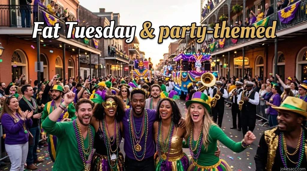 Fat Tuesday & party-themed