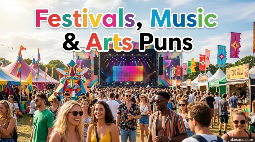 Festivals, Music & Arts Puns
