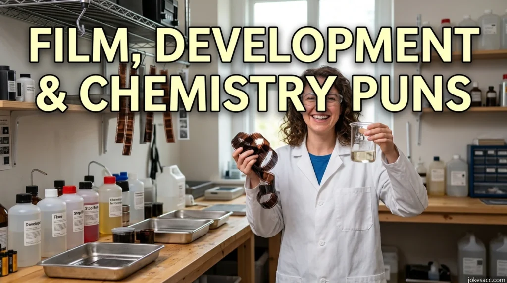 Film, Development & Chemistry Puns