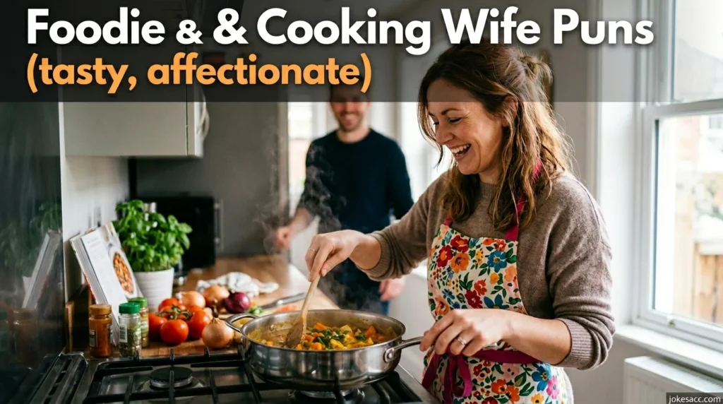 Foodie & Cooking Wife Puns (tasty, affectionate)
