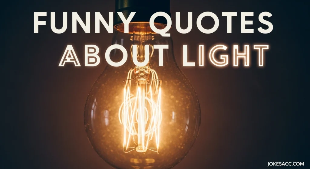 Funny Quotes About Light