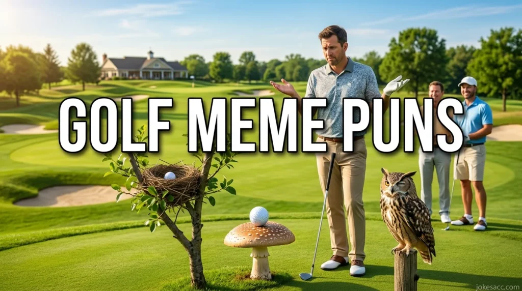 Golf Meme Puns