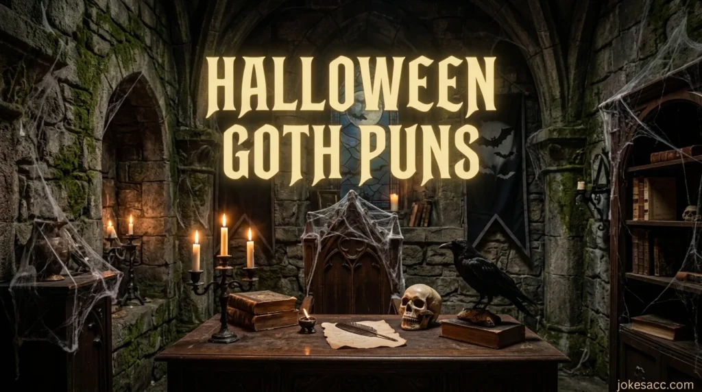 Halloween Goth Puns