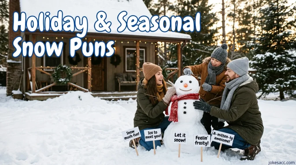Holiday & Seasonal Snow Puns