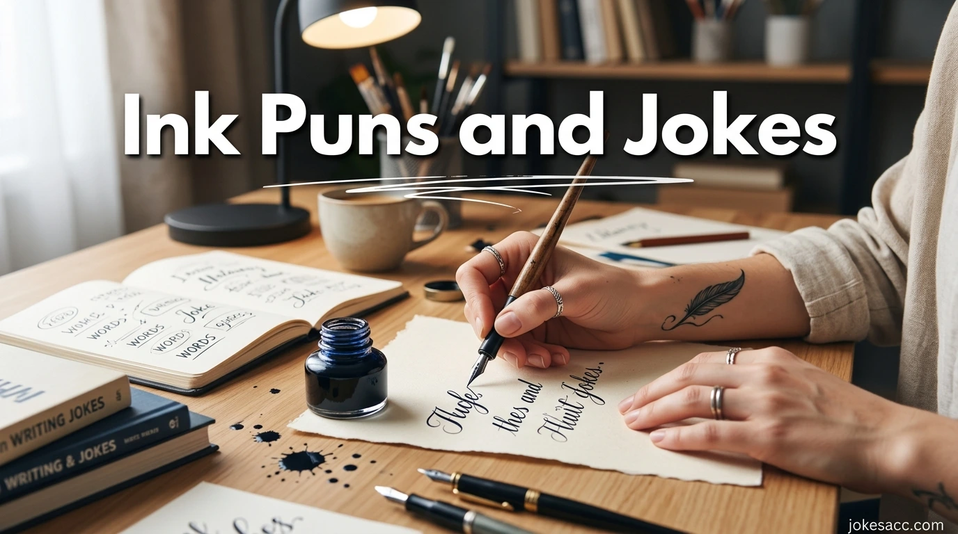 Ink Puns and Jokes