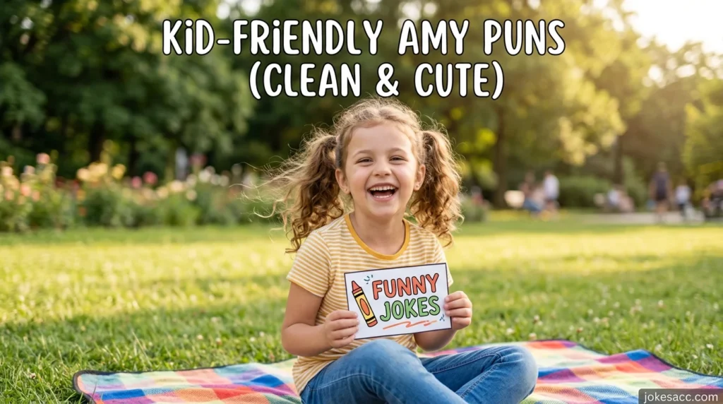 Kid-friendly Amy puns (clean & cute)