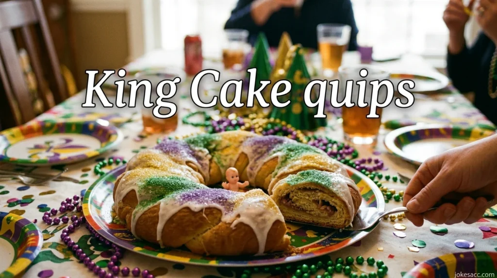 King Cake quips