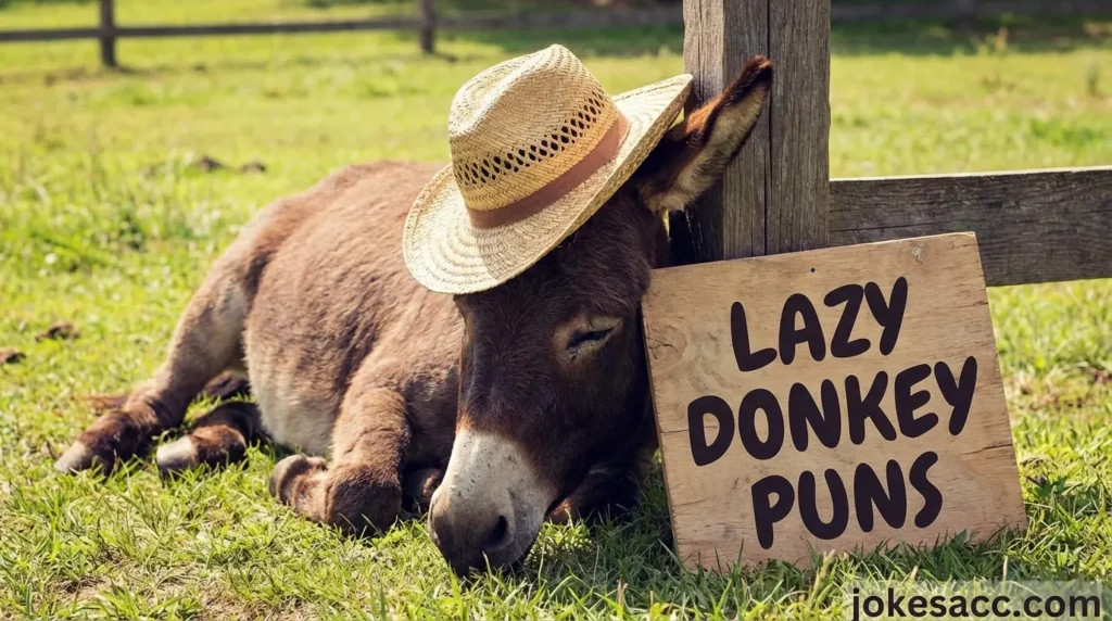 Lazy Donkey Puns