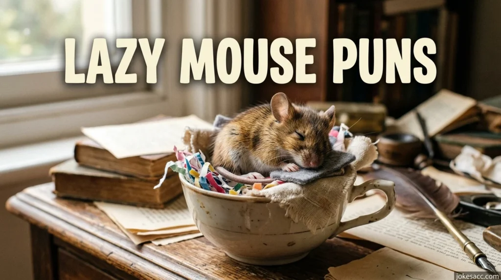 Lazy Mouse Puns 