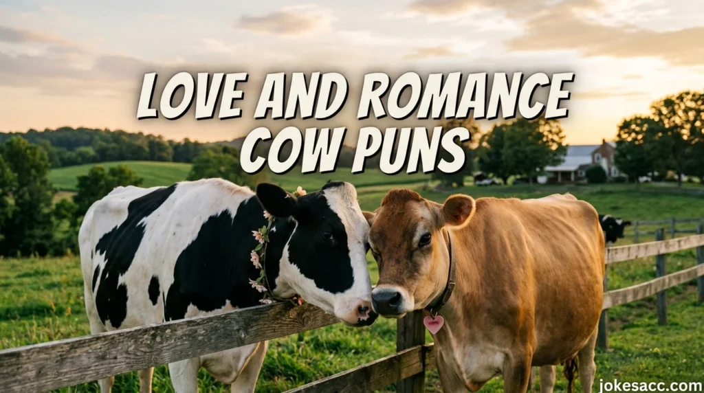 Love and Romance Cow Puns