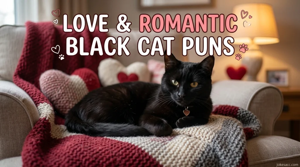 Love & Romantic Black Cat Puns