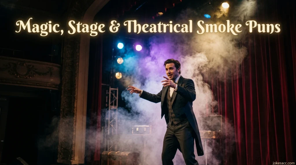 Magic, Stage & Theatrical Smoke Puns