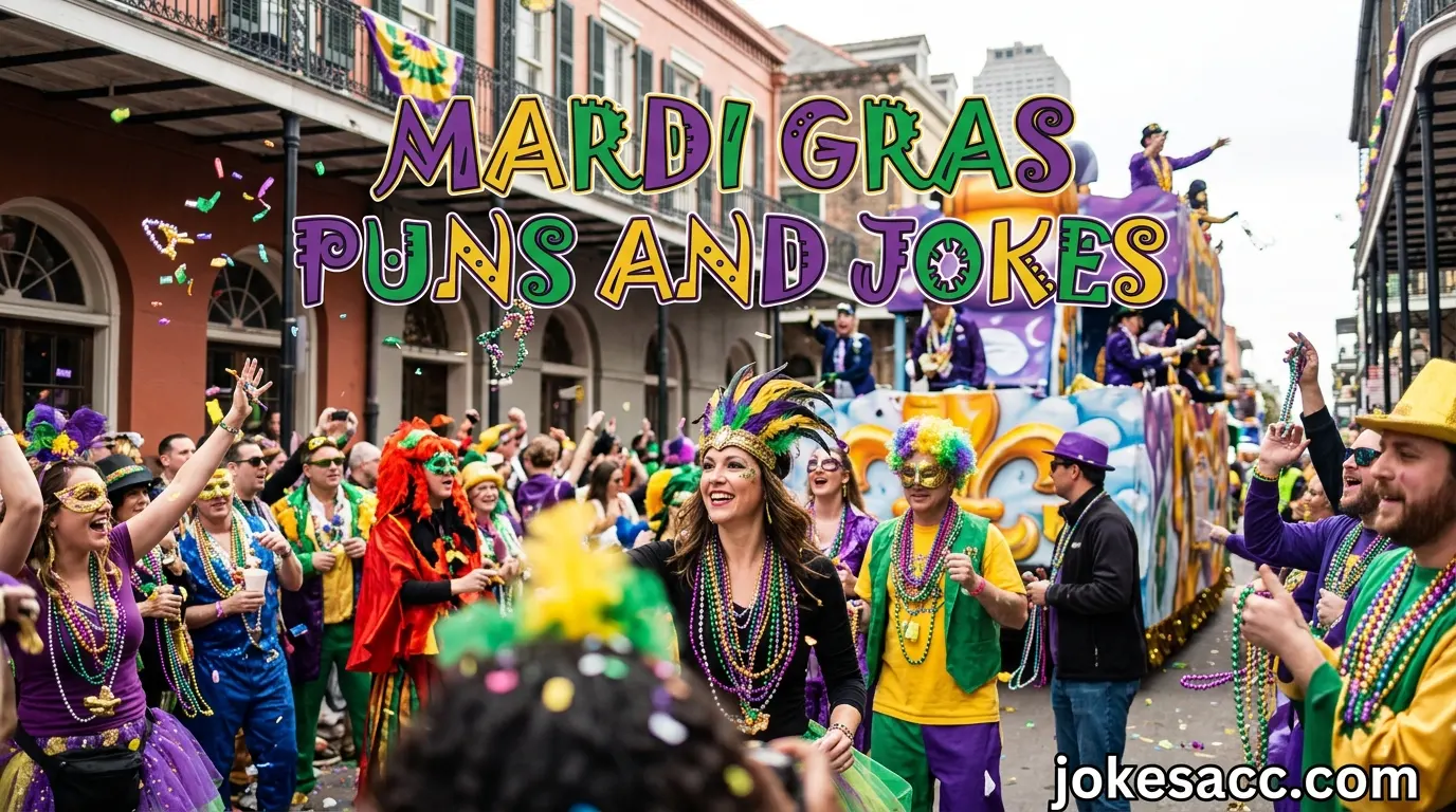 Mardi Gras puns and jokes
