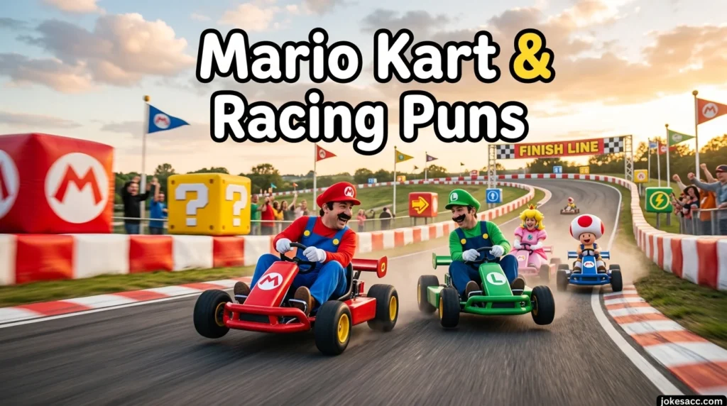 Mario Kart & Racing Puns