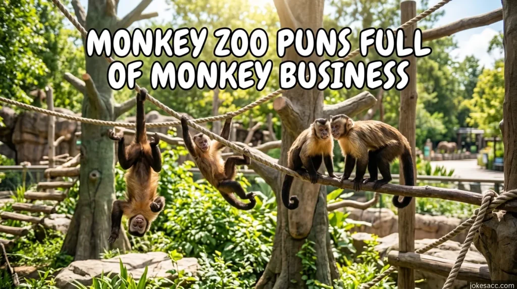 Monkey Zoo Puns Full of Monkey Business
