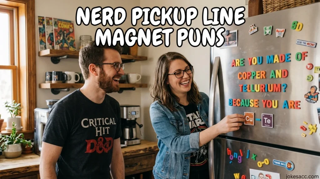 Nerd Pickup Line Magnet Puns