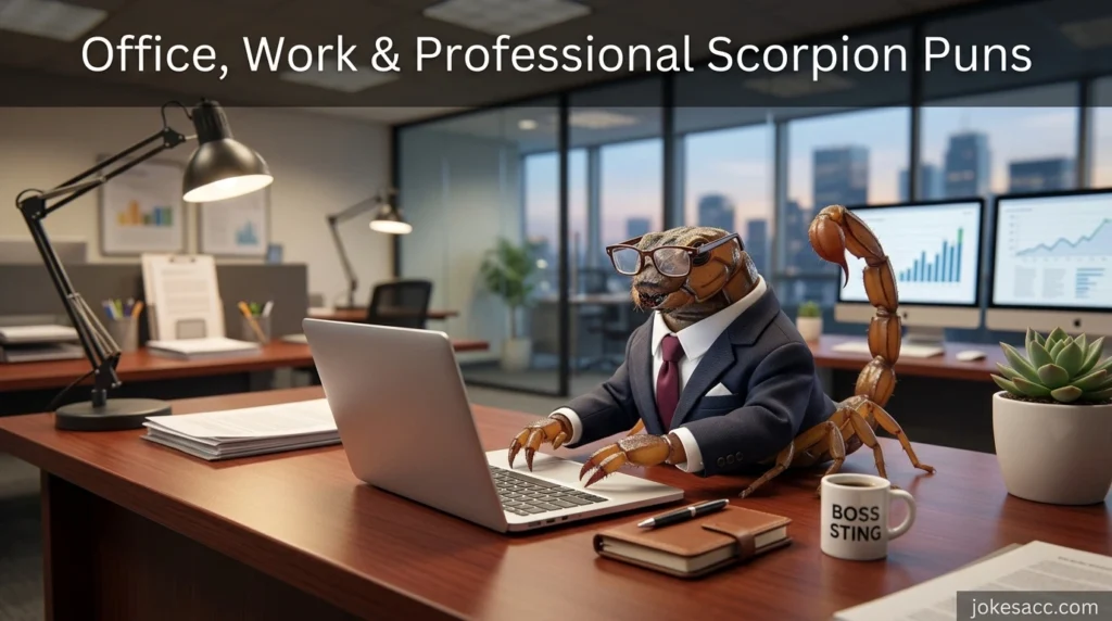 Office, Work & Professional Scorpion Puns