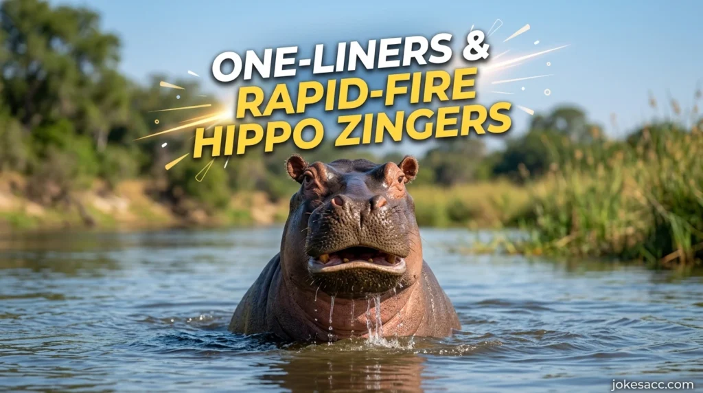 One-Liners & Rapid-Fire Hippo Zingers