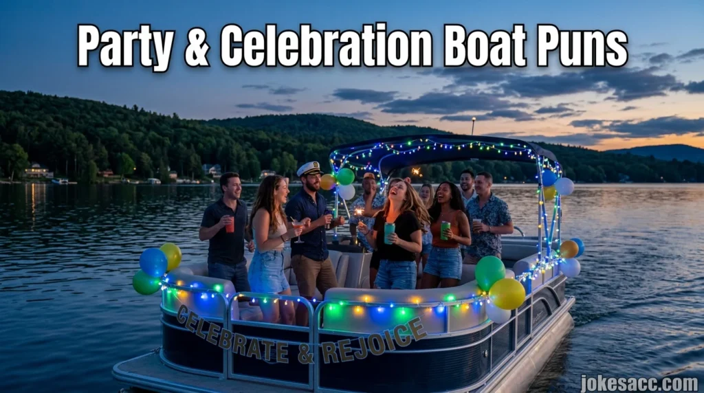 Party & Celebration Boat Puns