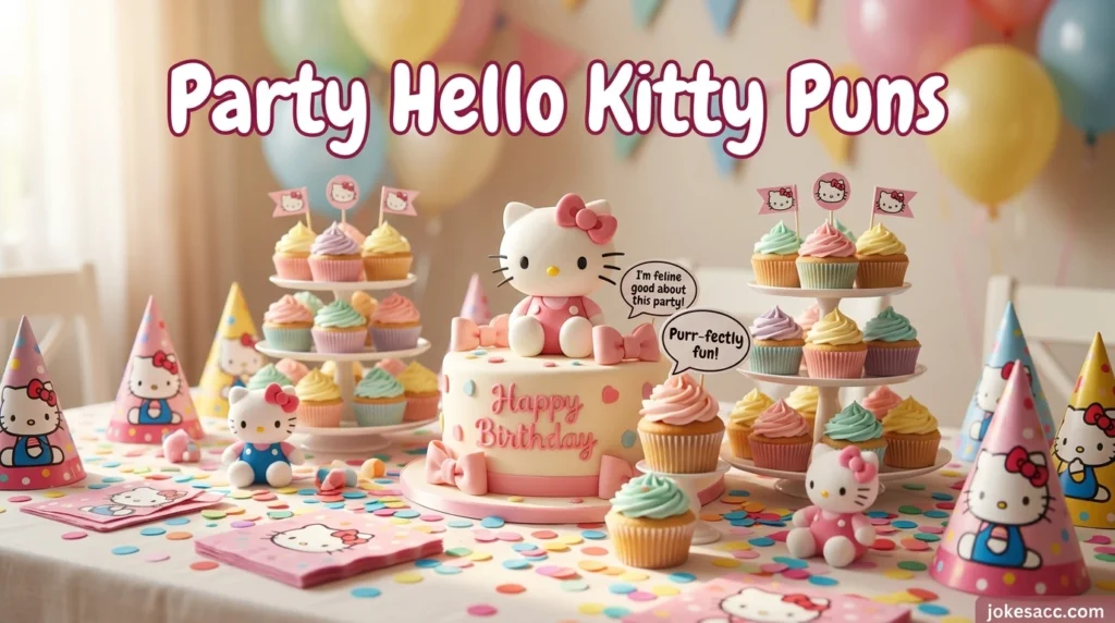 Party Hello Kitty Puns 