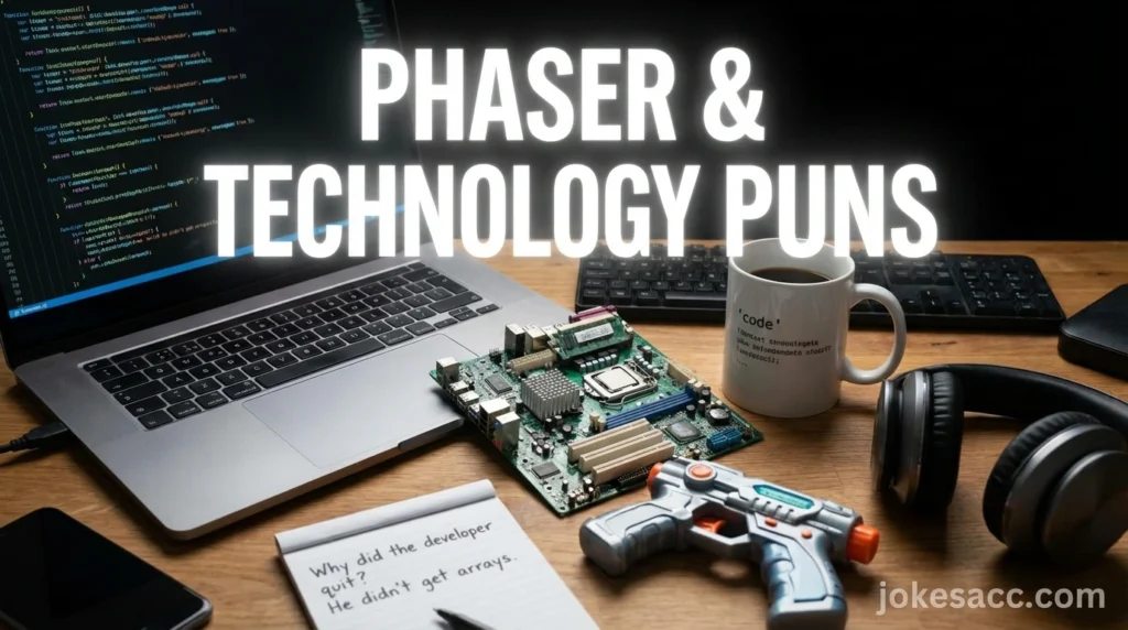 Phaser & Technology Puns