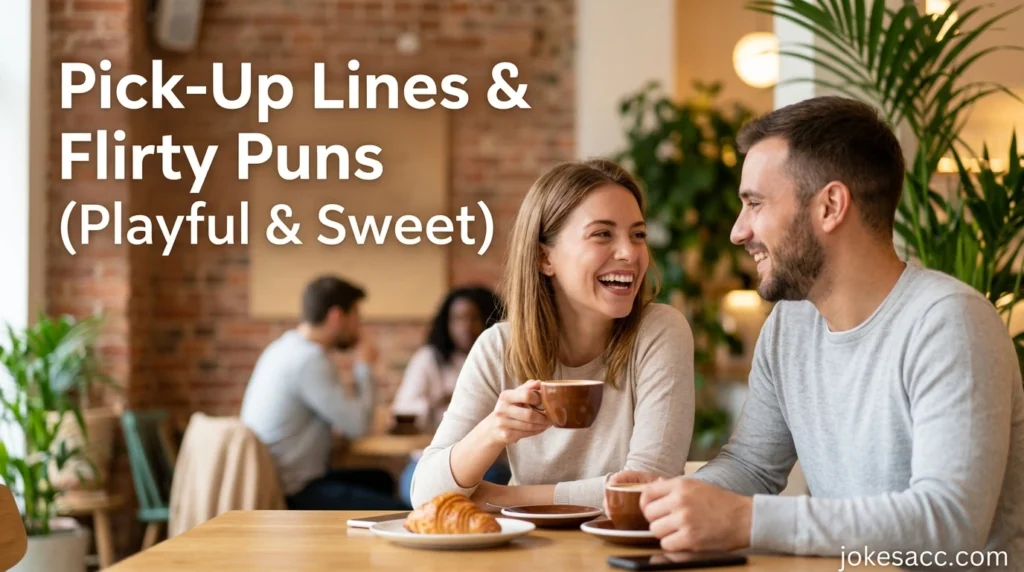 Pick-Up Lines & Flirty Puns (Playful & Sweet)