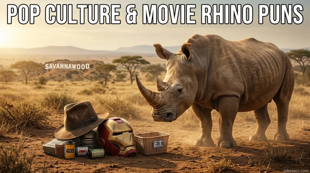 Pop culture & movie rhino puns