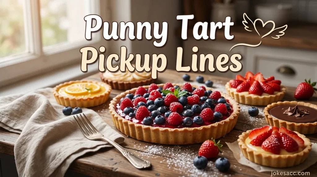 Punny Tart Pickup Lines 