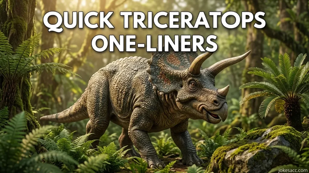 Quick Triceratops One-Liners